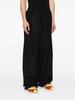 wide-leg technical poplin track pants