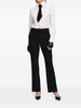 panelled tailored trousers