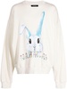 bunny-print cotton sweatshirt