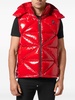 Hexagon logo-plaque padded gilet