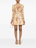 matchmaker floral mini dress yellow hibiscus