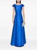 Arnica satin flared gown