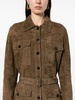 suede leather coat