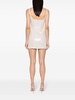 Neutral Sior Sequin-Embellished Mini Dress