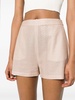 zigzag-woven lurex-detailing shorts