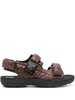 x Clarks snakeskin-print sandals