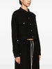 Rick Owens Drkshdw Short Shirt Jacket With Cape Sleeves