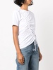 drawstring cotton T-shirt