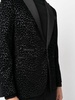 Lord Fit flocked velvet blazer