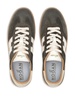 Cool leather lace-up sneakers