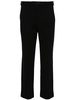 raised-seam tapered trousers