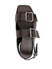 buckle-straps leather sandals