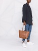 Keaton logo-plaque tote bag