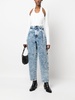 high-waisted Shobak jeans