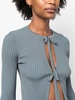 Juno wide-ribbed cardigan 