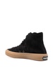 suede high-top sneakers