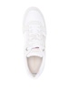 panelled leather sneakers