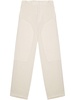 basket weave loose-fit trousers