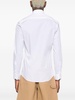 White Cotton Shirt with Italian Collar