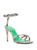 100mm crocodile-print sandals