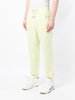 drawstring-waist cotton track trousers 