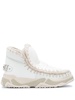 eskimo whipstitch high-top sneakers