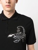 Scorpion cotton polo shirt