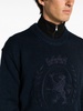 logo-embroidered crew-neck jumper 