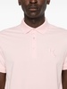 logo-embroidered jersey polo shirt