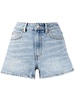 high-rise denim shorts 