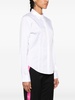 White Long-sleeve Poplin Shirt