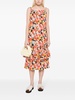 floral-print cotton dress