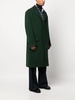 notched-lapels single-breast peacoat