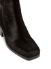 calf hair leather boots