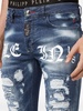 logo-print straight-leg jeans