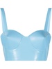 latex balconette bra