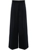 pleated wide-leg trousers