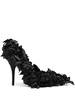 Black Marie-Antoinette 110 Bow-Embellished Pumps