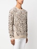 paisley-print cashmere-silk jumper