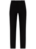 high-waisted straight-leg trousers 