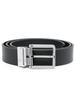 two-buckle leather belt