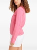 press-stud cotton cardigan