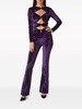 cut out-detail long-sleeve jumpsuit