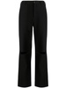 cut-out straight-leg trousers