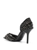 85mm sequinned beaded pumps