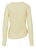 ruched-detailing jumper 