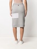 four-bar midi skirt