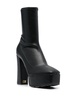 square-toe 115mm platform boots