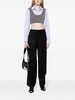 Articulated tuxedo trousers