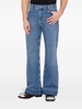 mid-rise bootcut jeans